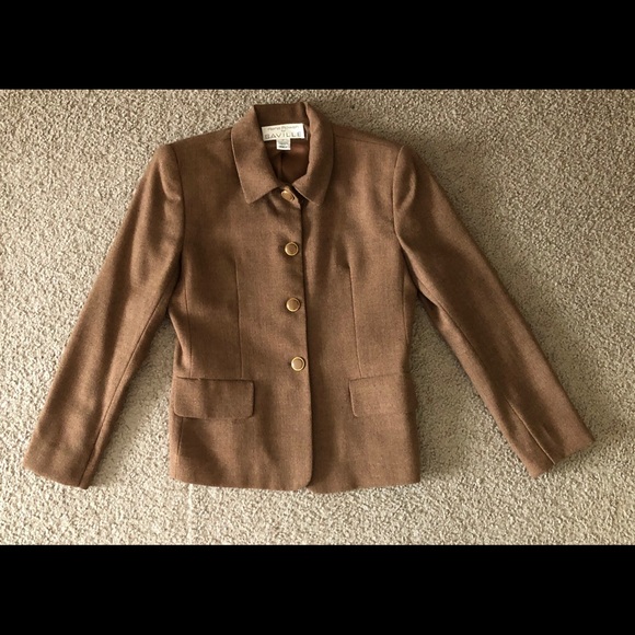 🌹Rena Rowan Saville 100% Worsted Wool Blazer 8🌟 - Picture 2 of 13